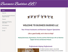 Tablet Screenshot of businessbuddiesllc.com